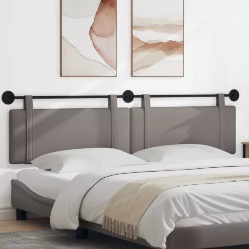 vidaXL Fali Fejtámla Falra szerelhető Tópszínű 210 x 55 x 5 cm szövet