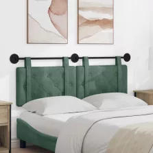 vidaXL Fali Fejtámla Tengeri Zöld 150 x 55 x 5 cm Bársony