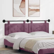   vidaXL Fali Fejtámla Falra szerelhető Lila 170 x 55 x 5 cm Bársony