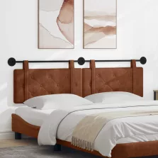   vidaXL Fali Fejtámla Falra szerelhető Barna 170 x 55 x 5 cm Antik PU