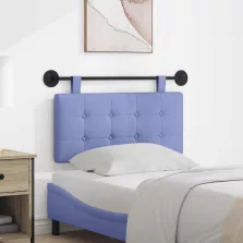   vidaXL Fali Fejtámla Falra szerelhető Farmerkék 100 x 55 x 5 cm szövet