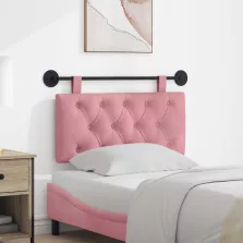 vidaXL Fali Fejtámla Rózsaszín 100 x 55 x 7 cm Bársony