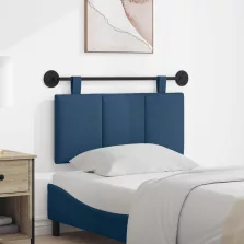   vidaXL Fali Fejtámla Falra szerelhető Kék 100 x 55 x 5 cm szövet