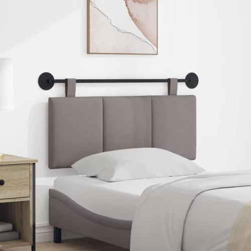 vidaXL Fali Fejtámla Falra szerelhető Tópszínű 110 x 55 x 5 cm szövet