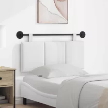   vidaXL Fali Fejtámla Falra szerelhető Fehér 110 x 55 x 5 cm szövet