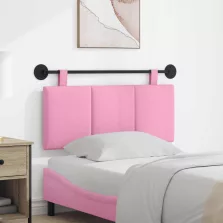   vidaXL Fali Fejtámla Falra szerelhető Rózsaszín 110 x 55 x 5 cm szövet