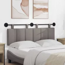   vidaXL Fali Fejtámla Falra szerelhető Tópszínű 150 x 55 x 5 cm szövet