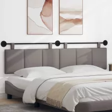   vidaXL Fali Fejtámla Falra szerelhető Tópszínű 210 x 55 x 5 cm szövet