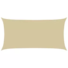 vidaXL Napernyő Vászon Bézs 2 x 6 m HDPE