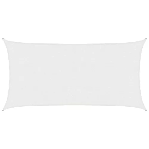 vidaXL Napernyő Vászon Fehér 2 x 6 m HDPE