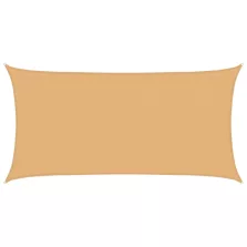vidaXL Napernyő Vászon Homokszín 2,5 x 6 m HDPE