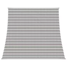   vidaXL Napernyő Vászon Világosszürke és fehér 4 / 5 x 4 m HDPE