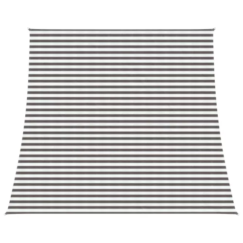 vidaXL Napernyő Vászon Világosszürke és fehér 4 / 5 x 4 m HDPE