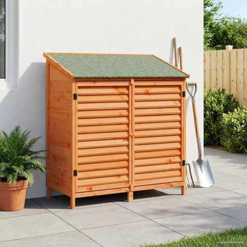 vidaXL Kerti Szerkezet Barna 106 x 56 x 113,5 cm Szilárd fenyőfa