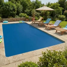 vidaXL Medencefedél Extra Nehéz Kék 600 x 400 cm PE