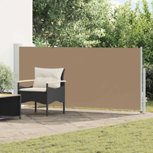 vidaXL Húzható oldalsó napernyő Tópszínű 300 x 170 cm Poliészter