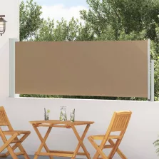  vidaXL Húzható oldalsó napernyő Tópszínű 500 x 100 cm Poliészter