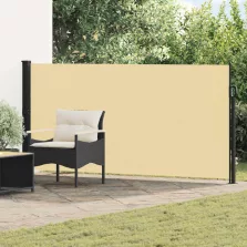   vidaXL Húzható oldalsó napernyő Homokszín 300 x 160 cm Poliészter