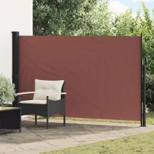   vidaXL Húzható oldalsó napernyő Barna 300 x 170 cm Poliészter