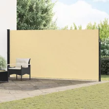   vidaXL Húzható oldalsó napernyő Homokszín 300 x 200 cm Poliészter