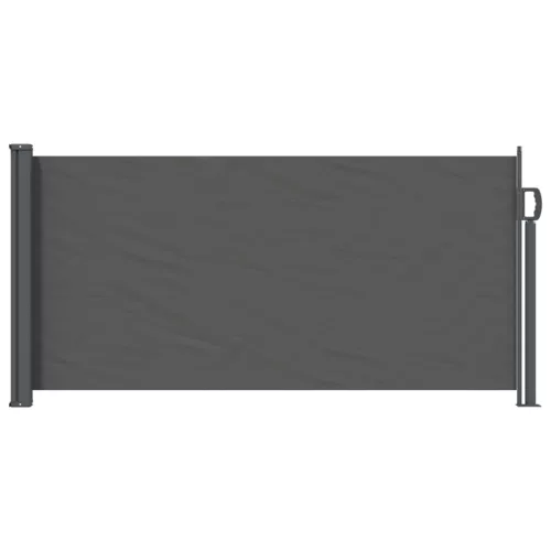 vidaXL Húzható oldalsó napernyő Antracitszürke 300 x 100 cm Poliészter