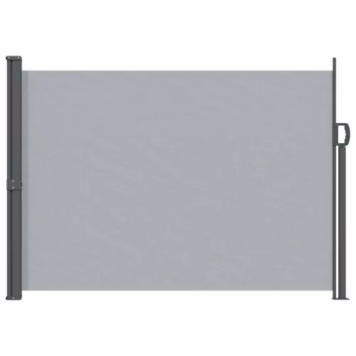 vidaXL Húzható oldalsó napernyő 100% poliészter, vas, acél