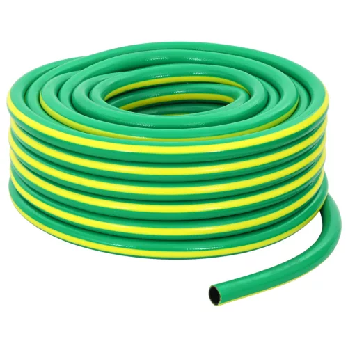 vidaXL Kerticső 5-Lépcsős Zöld és Sárga 1 / 2'' 30 m PVC