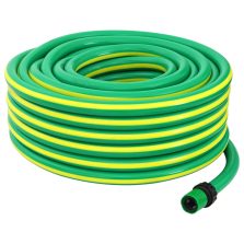   vidaXL Kerticső 5-Lépcsős Zöld és Sárga 3 / 4'' 10 m PVC