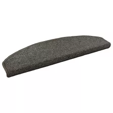   vidaXL Öntapadós lépcsőszőnyegek 15 pcs Sötétszürke 80 x 24,5 x 3,5 cm