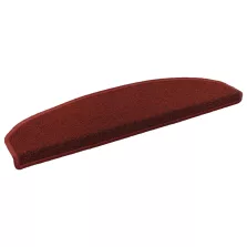   vidaXL Öntapadós lépcsőszőnyegek Félkör 15 pcs Bordeaux piros