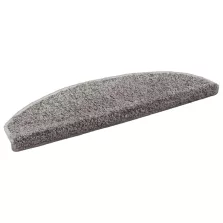   vidaXL Öntapadós lépcsőszőnyegek 15 pcs Szürke 80 x 24,5 x 3,5 cm