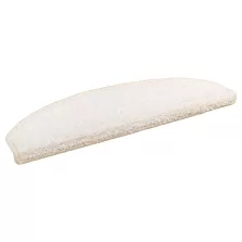   vidaXL Öntapadós lépcsőszőnyegek 15 pcs Fehér 80 x 24,5 x 3,5 cm