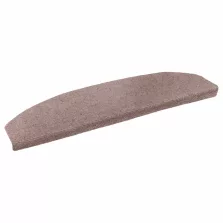   vidaXL Öntapadós lépcsőszőnyegek Félkör 15 pcs Bézs 80 x 24,5 x 3,5 cm