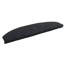   vidaXL Öntapadós lépcsőszőnyegek 15 pcs Fekete 80 x 24,5 x 3,5 cm