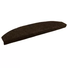   vidaXL Öntapadós lépcsőszőnyegek 15 pcs Barna 80 x 24,5 x 3,5 cm
