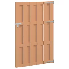 vidaXL Kerti kapu 100 x 150 cm WPC és Alumínium Barna