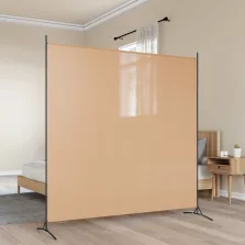   vidaXL Egypaneles Szoba Elválasztó Bézs 175 x 180 cm Szövet