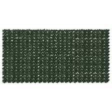   vidaXL Erkély képernyő levelekkel Sötétzöld 300 x 150 cm