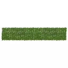   vidaXL Erkély képernyő levelekkel Zöld és Sárga 400 x 75 cm