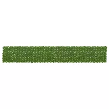   vidaXL Erkély képernyő levelekkel Zöld és Sárga 500 x 75 cm