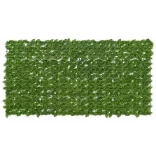   vidaXL Erkély képernyő levelekkel Zöld és Sárga 200 x 100 cm