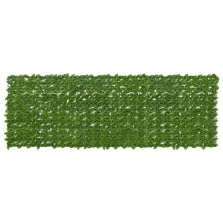   vidaXL Erkély képernyő levelekkel Zöld és Sárga 300 x 100 cm