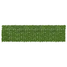   vidaXL Erkély képernyő levelekkel Zöld és Sárga 400 x 100 cm