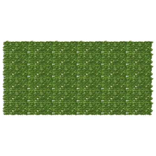 vidaXL Erkély képernyő levelekkel Zöld és Sárga 300 x 150 cm