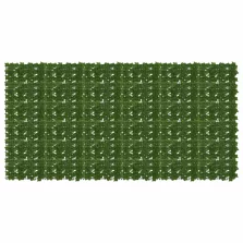 vidaXL Erkély képernyő levelekkel Zöld 300 x 150 cm