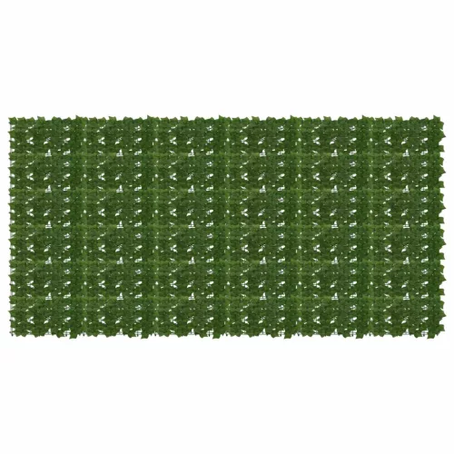 vidaXL Erkély képernyő levelekkel Zöld 300 x 150 cm