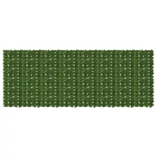 vidaXL Erkély képernyő levelekkel Zöld 400 x 150 cm