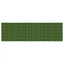 vidaXL Erkély képernyő levelekkel Zöld 500 x 150 cm