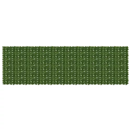 vidaXL Erkély képernyő levelekkel Zöld 500 x 150 cm