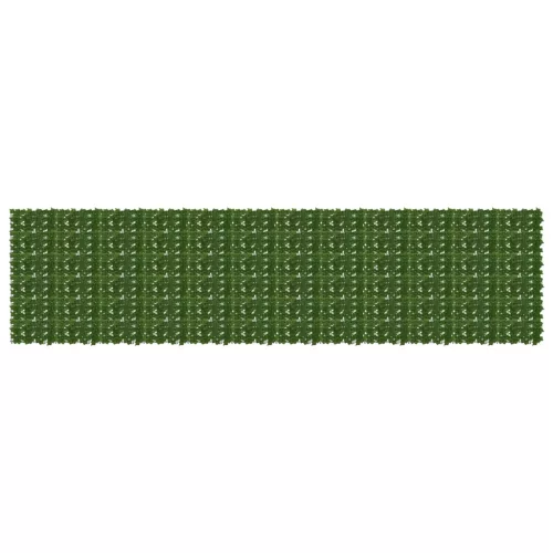vidaXL Erkély képernyő levelekkel Zöld 600 x 150 cm